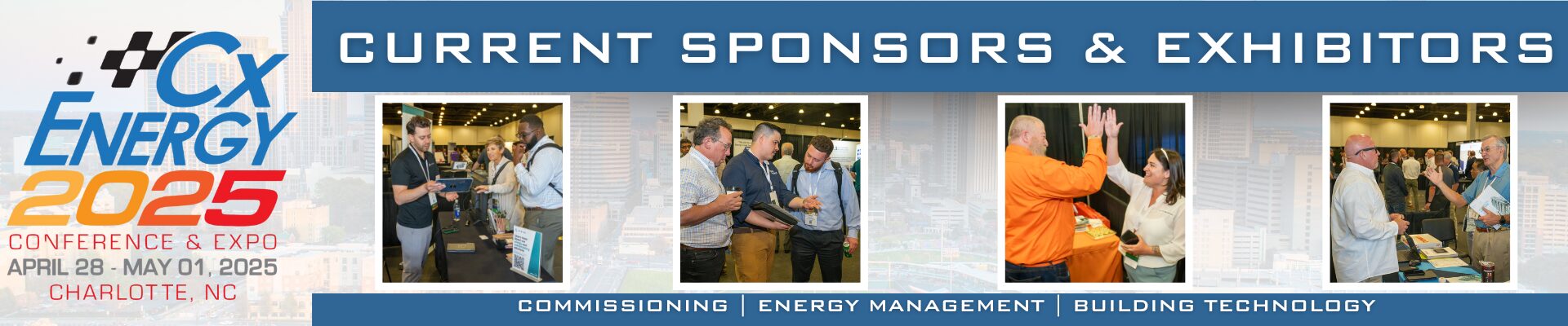 CxEnergy 2025 Sponsors & Exhibitors Banner